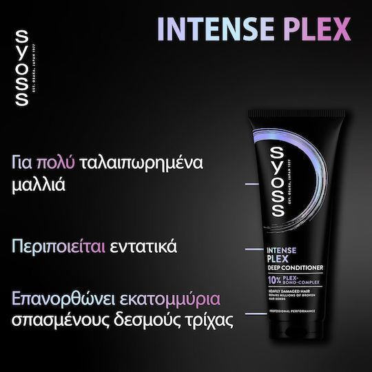 Syoss Deep Intense Balsam Reconstrucție/Nutriție pentru Electrizat Păr 250ml