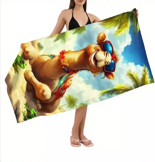 By Queen Beach Towel Brown 140x70cm.