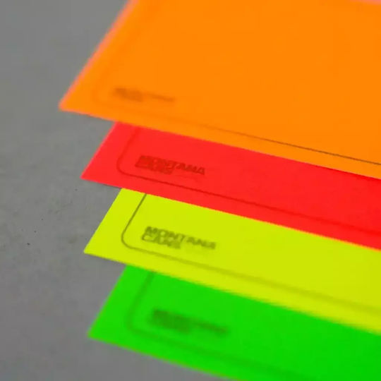 Montana Neon Blank Memo Pads Sticker Pack