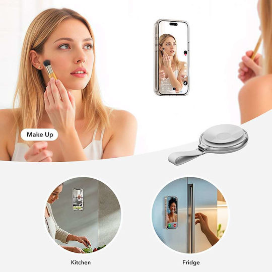 ESR Suction Phone Mount Halolock Βάση Γραφείου για Κινητό σε Λευκό χρώμα