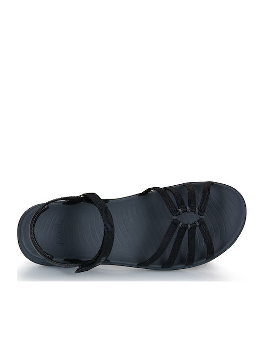 Women's Sporty Black Sandals