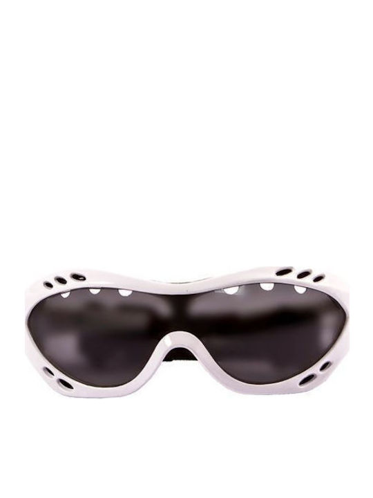 Ocean Sunglasses Ochelari de soare Λευκά cu Cadru & Negru Lentilă Ocean Sunglasses Ochelari de soare Λευκά cu Cadru & Negru Lentilă