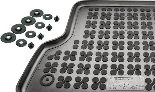 Rezaw Plast Комплект Предни и Задни Постелки 3бр от Маркуч за Kia е-Душа 2020+ Черен / Черно