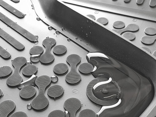 Rezaw Plast Комплект Предни и Задни Постелки 3бр от Маркуч за Kia е-Душа 2020+ Черен / Черно