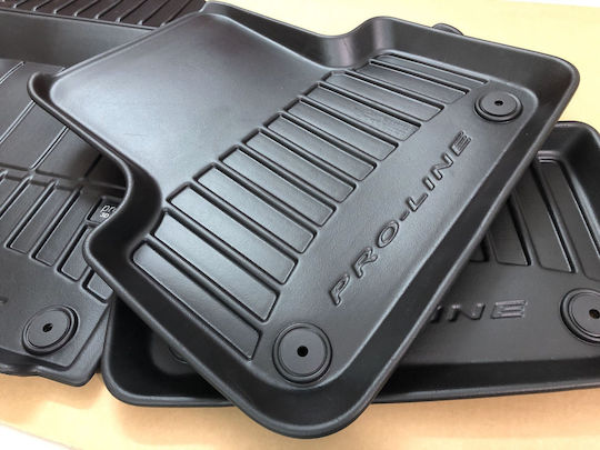 Frogum Set of Front and Rear Mats 4pcs for Mercedes-Benz GLE Black