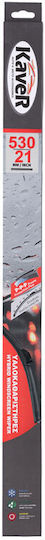 Kaver Hybrid Flat Fahrer-Seiten Scheibenwischer 530mm Universell KAVWIP530