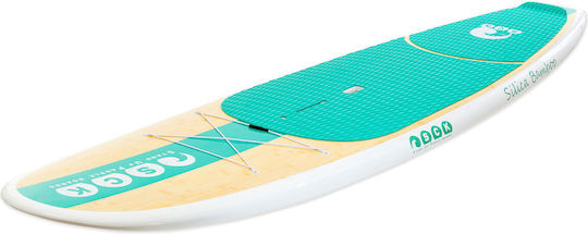 SCK Bamboo Silica 10'6'' Bamboo SUP Board with Length 3.2m Green
