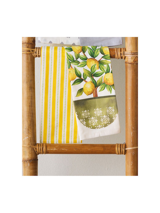 Kentia Fazzy Prosop din 100% Bumbac în Culoarea Galben 40x60cm 2buc Kentia Fazzy Prosop din 100% Bumbac în Culoarea Galben 40x60cm 2buc