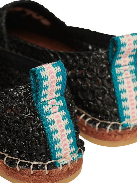 Damen Espadrilles in Schwarz Farbe