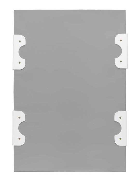 Sensillo Σκληρή Αλλαξιέρα από Ύφασμα Floral Grey 50x70cm