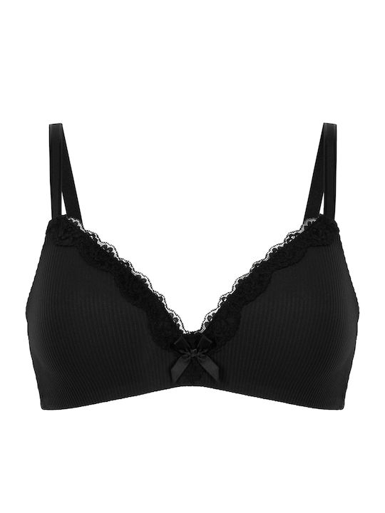 Lola Bra without Padding without Underwire Black
