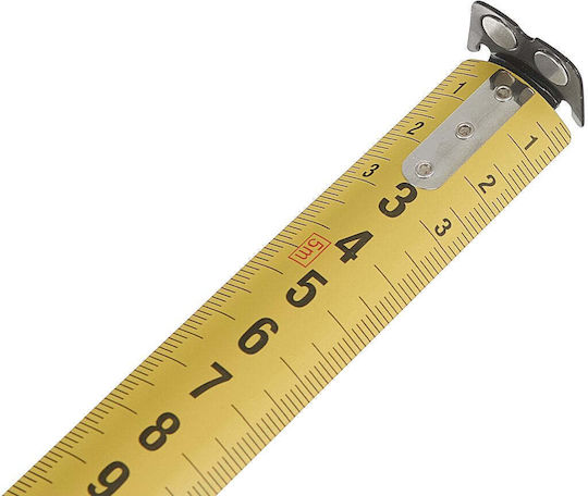 Double-Sided Magnetic Tape Measure Automatic Stop 5 M X 25 Mm Tvardy T00348