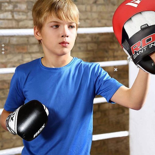 RDX 4b Robo Kids Boxing Gloves made of Synthetic Leather for Match White