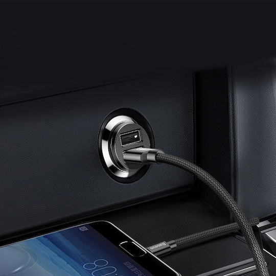 Baseus Auto-Ladegerät 10W 3.1A mit Anschlüssen: 2xUSB Schwarz Farbe