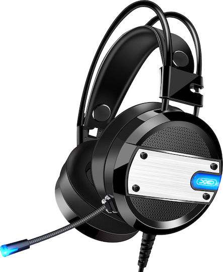 XO Зарядно за кола 104W с Портове: 1xUSB 1xType-C заедно с Кабел Lightning / Type-C Сив Цвят