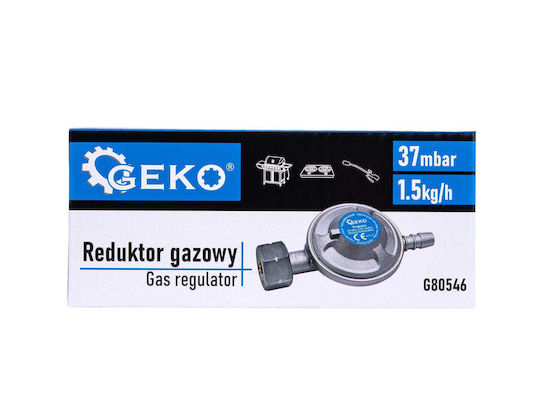 Propan-Butan Gasdruckminderer 37 Mbar 1,5 kg/h Geko G80546