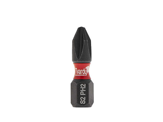 Impact Bit Set PH2 25 mm S2 Tvardy T00171-25-2