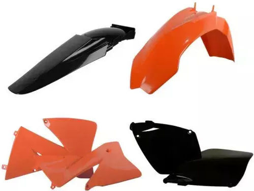 Polisport Set de Piese din Plastic pentru Motocicletă Portocaliu 1buc