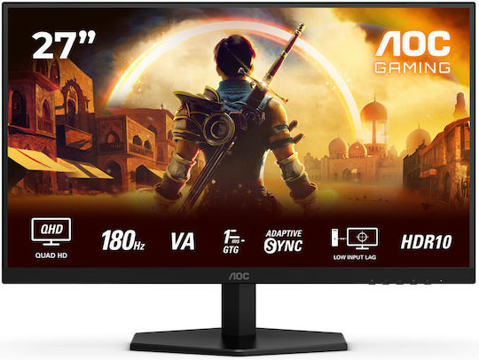 AOC Q27G42XNE VA HDR Monitor 27" QHD 2560x1440 180Hz με Χρόνο Απόκρισης 1ms GTG