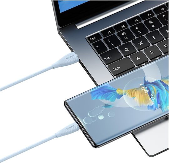 Usams Series USB 2.0 Cable USB-C male - USB-A 18W Πράσινο 1m SJ714USB02