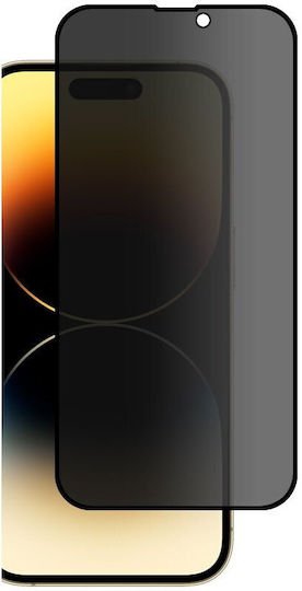 Hofi Anti Spy Glass Pro+ Privatsphäre Vollflächig gehärtetes Glas (iPhone 15)