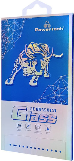 Powertech 5D Vollflächig gehärtetes Glas Schwarz (Galaxy S24)