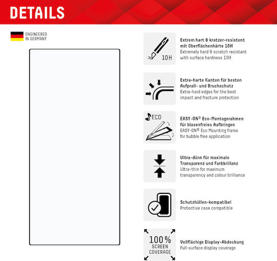 Displex Real Glass 3D Full Face Tempered Glass Μαύρο (Samsung S24 Ultra)