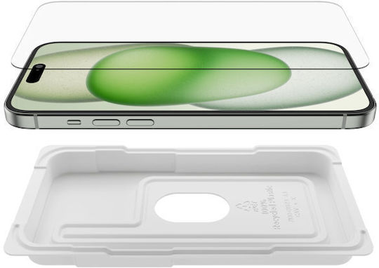 Belkin Screenforce Anti Microbial Tempered Glass (iPhone 15 Plus / 16 Plus)