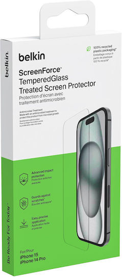 Belkin Screenforce Anti Microbial Tempered Glass (iPhone 15 Plus / 16 Plus)