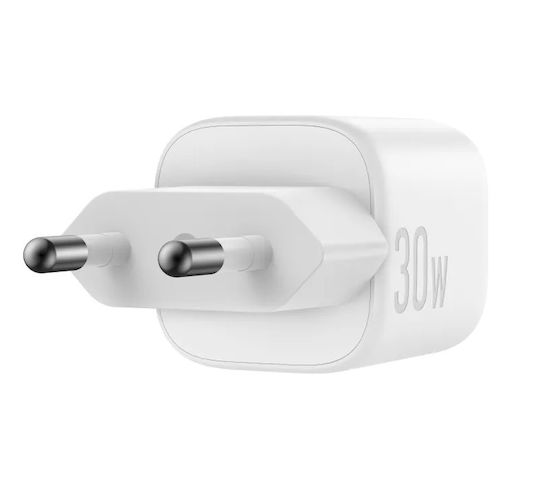 Anker Ladegerät ohne Kabel GaN mit USB-C Anschluss 30W Stromlieferung Weißs (Zolo)