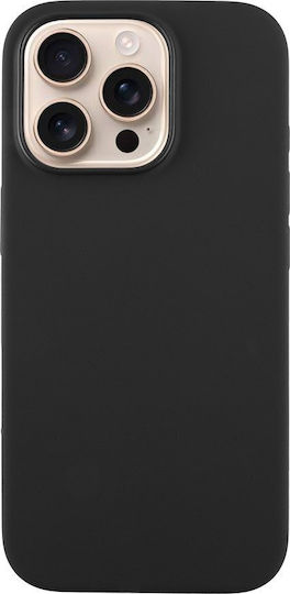 Idol 1991 Velvet Back Cover Σιλικόνης Μαύρο (iPhone 16 Pro Max)