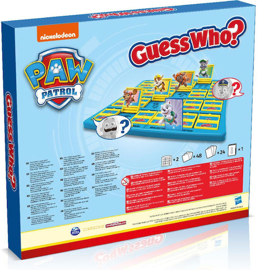 Настолна игра Guess Who? Paw Patrol за 2 играчи 6+ години (EN) Winning Moves