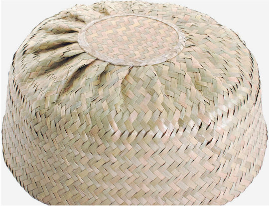 Atmosphera Decorative Wicker Basket with Handles Brown 43.5x43.5x29cm