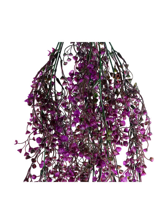 Decorative Garland Boxwood Green Purple 112cm GloboStar