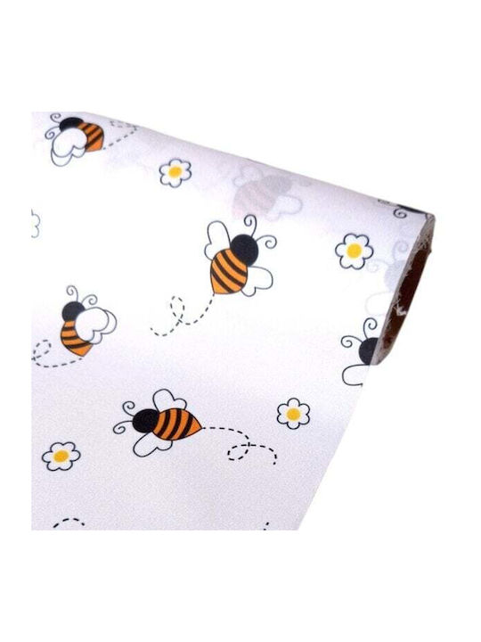 ED Collection Ύφασμα Διακόσμησης 24x500εκ. Λευκό