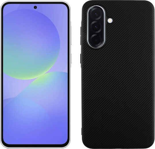 Volte-Tel Carbon Lift Задна корица Силикон Черен (SAMSUNG A36 5G)