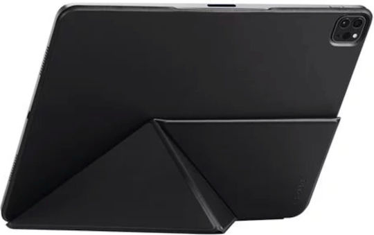 Husă Pitaka Folio 2 Compatibilă cu iPad Pro 12.9 Inch 2018 2020 2021 2022 iPad Air 13 Inch 2024 Negru