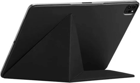 Husă Pitaka Folio 2 Compatibilă cu iPad Pro 12.9 Inch 2018 2020 2021 2022 iPad Air 13 Inch 2024 Negru