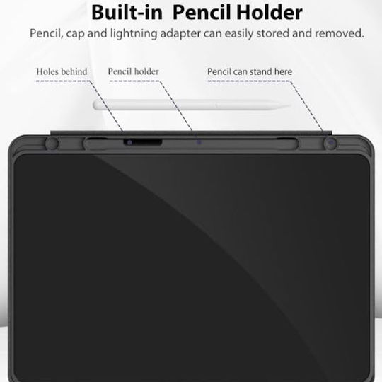 Techsuit Holder Klappdeckel Schware (Redmi Pad SE 8.7")