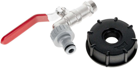 Ibc S60 X 6 Adapter Set 1/2" Tap Gz 3/4" Outlet Hose Coupling Geko G70183