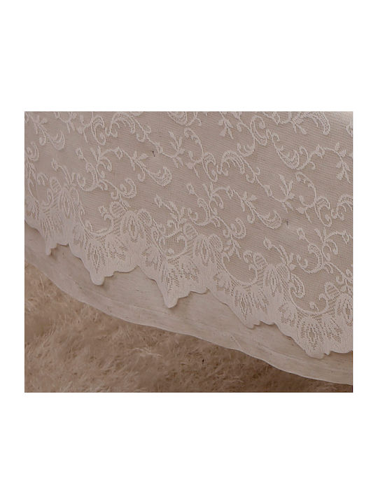 Anna Riska Față de masă cu Dantelă Set 13buc 2331 Ivory 160x250cm