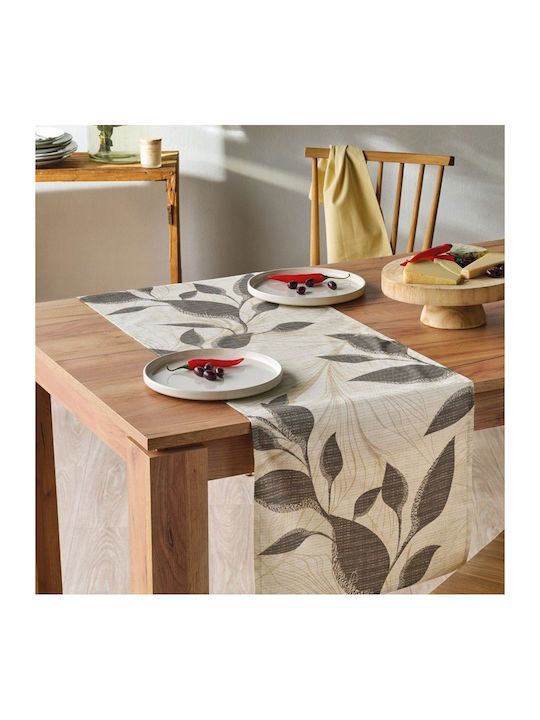 Kentia Ράνερ Σετ 2τμχ Felce Beige-grey 45x140εκ.