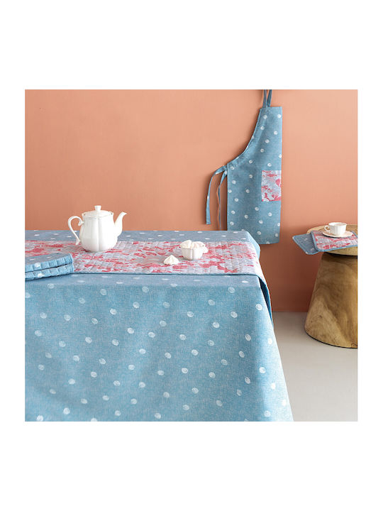 Palamaiki Tablecloth Tati Blue 140x220cm