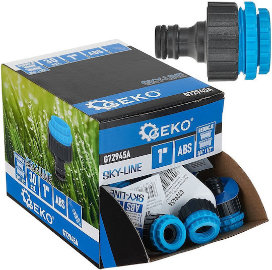 Sky-line 1" Faucet Connector Set Reductions To 3/4" 1/2" 30 Pieces Geko G72945a