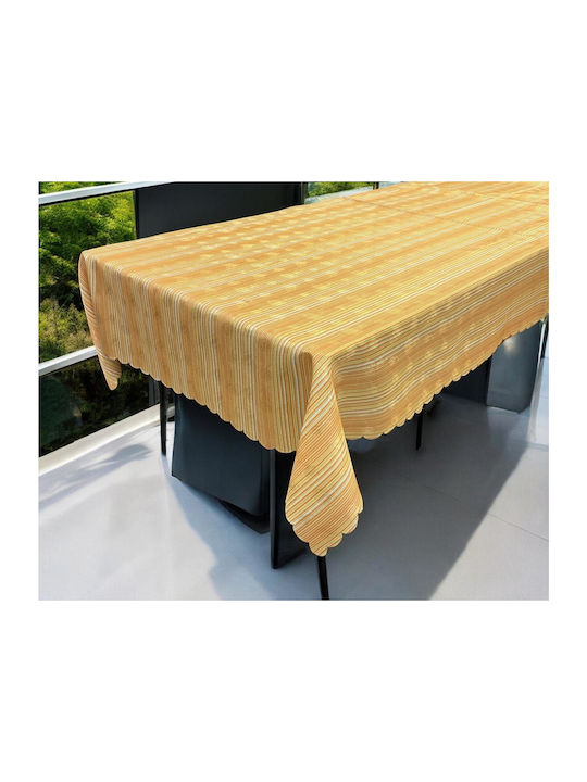 Linea Home Tablecloth Stain Resistant Sunny Beige 160x220cm
