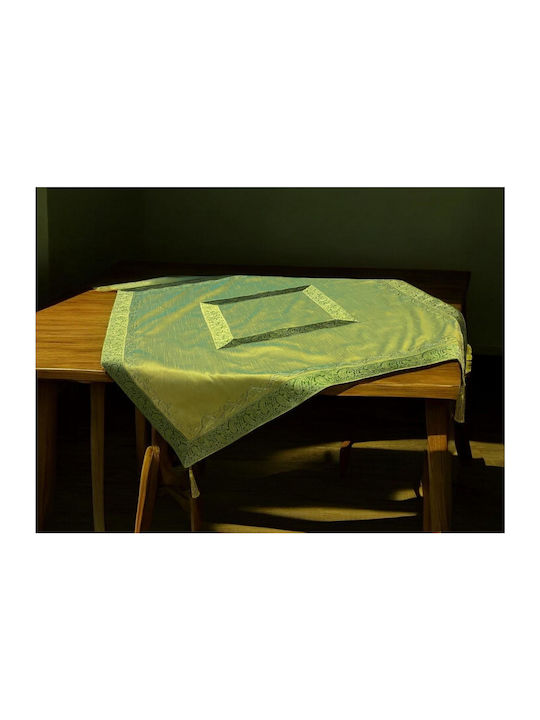 Linea Home Кариран Подредба 4бр 6/110 Emerald 100x100бр