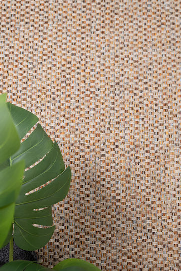 Royal Carpet Crete 20822 Χαλί Ορθογώνιο Καλοκαιρινό Ψάθινο Brown-multi 67x140cm