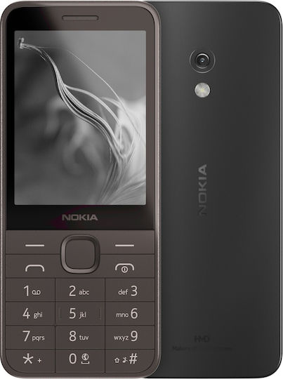 Nokia 235 4G (2024) Dual SIM Κινητό με Κουμπιά (Ελληνικό Μενού) Μαύρο