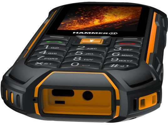 Hammer Boost 2 LTE Dual SIM Ανθεκτικό Κινητό με Κουμπιά Μαύρο
