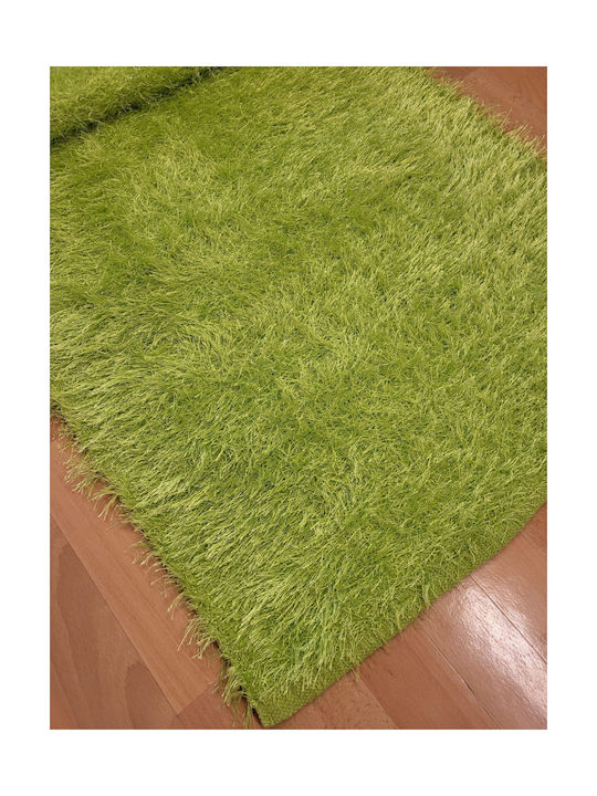 Klonaras Estate Teppich Rechteckig Synthetisch,Polyester/Cotton/Leather Lime